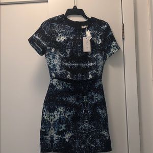 NWT LF T Shirt Galaxy Dress w Front Cutout